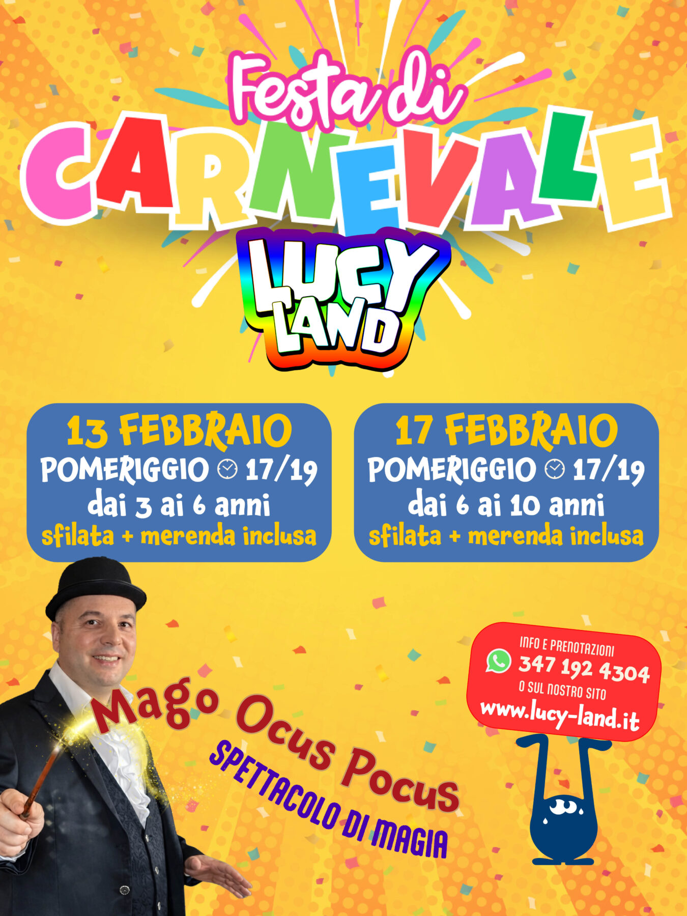 Festa di Carnevale LucyLand